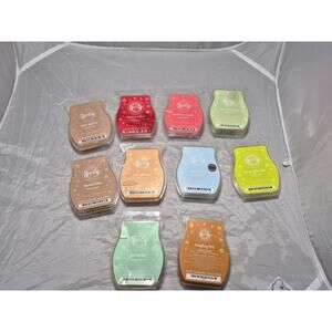 💥 Lot of 10 Scentsy Wax Bars 3.2 oz Assorted Packs Mixed Scents Retired A7